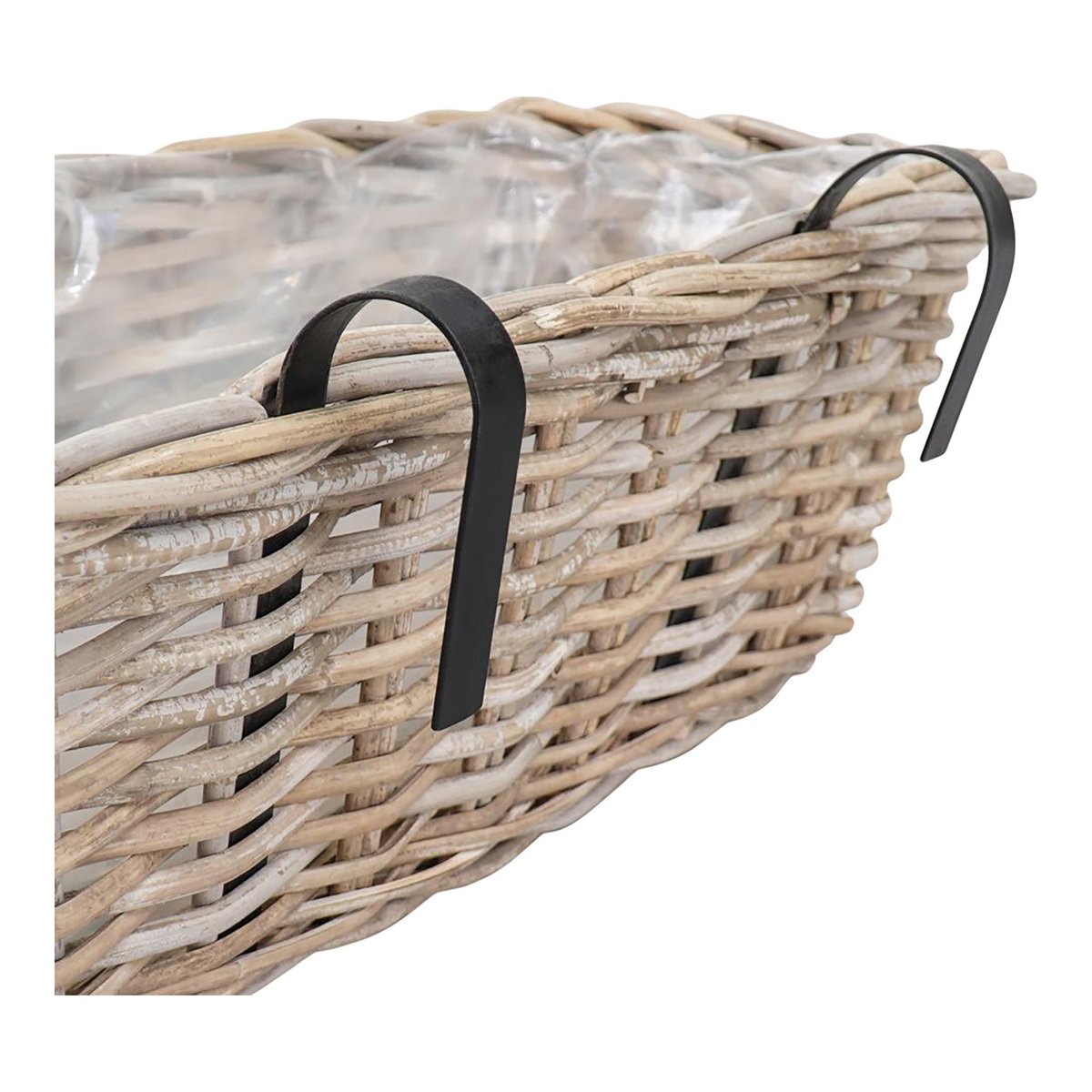 Jardinière Batu en Rotin Kubu Naturel 60 cm