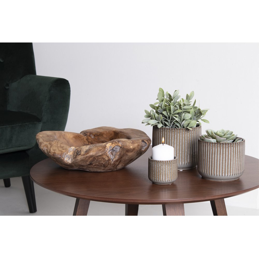 Bol Rio en Teck Massif — Coupe Décorative Naturelle Ø40 cm