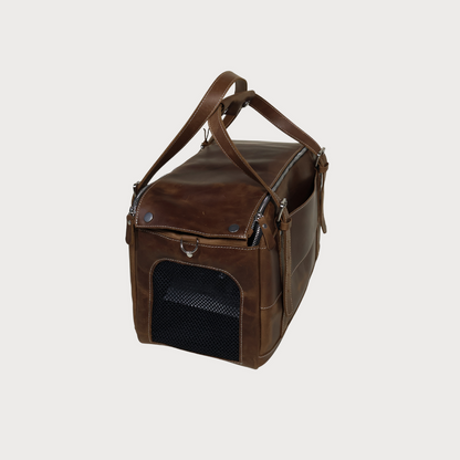 Sac de transport en cuir véritable pour chien et chat – PAWEREA