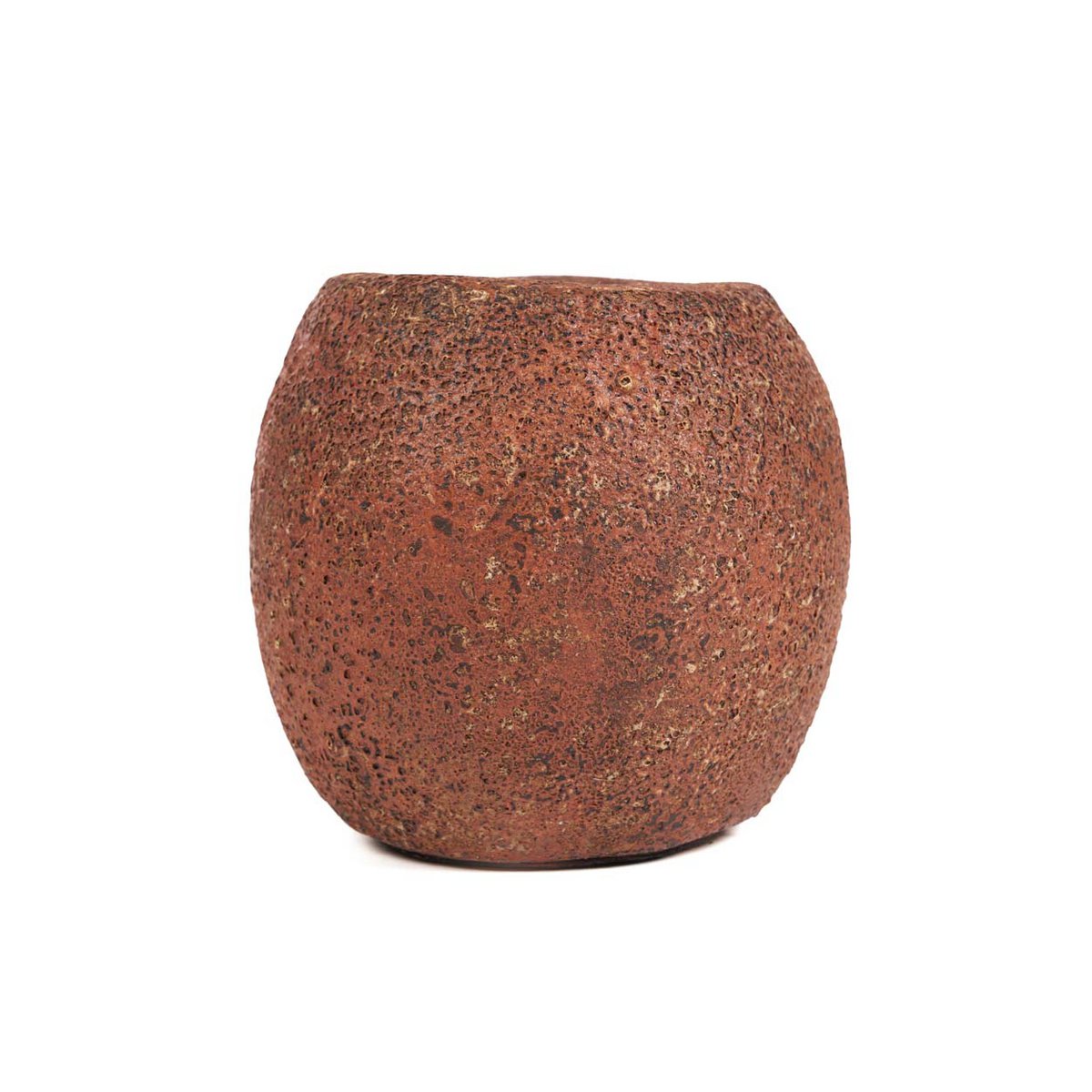 Bougeoir en terre cuite ARCANCE dans un intérieur wabi-sabi