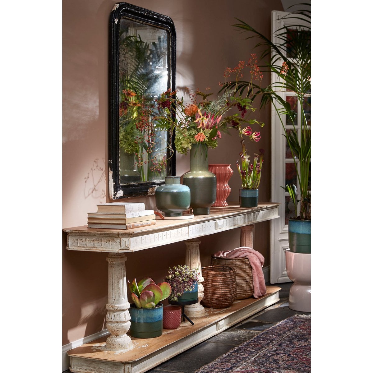 Pot de fleurs à l'intérieur d'Olof Marron foncé