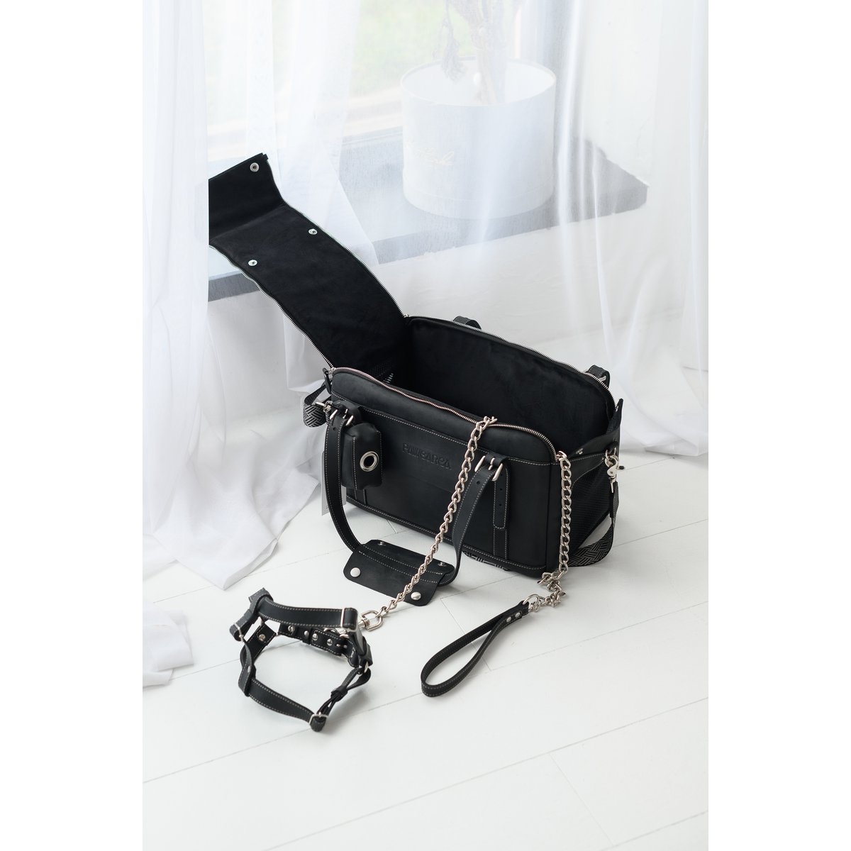 Sac de transport en cuir véritable pour chien et chat – PAWEREA
