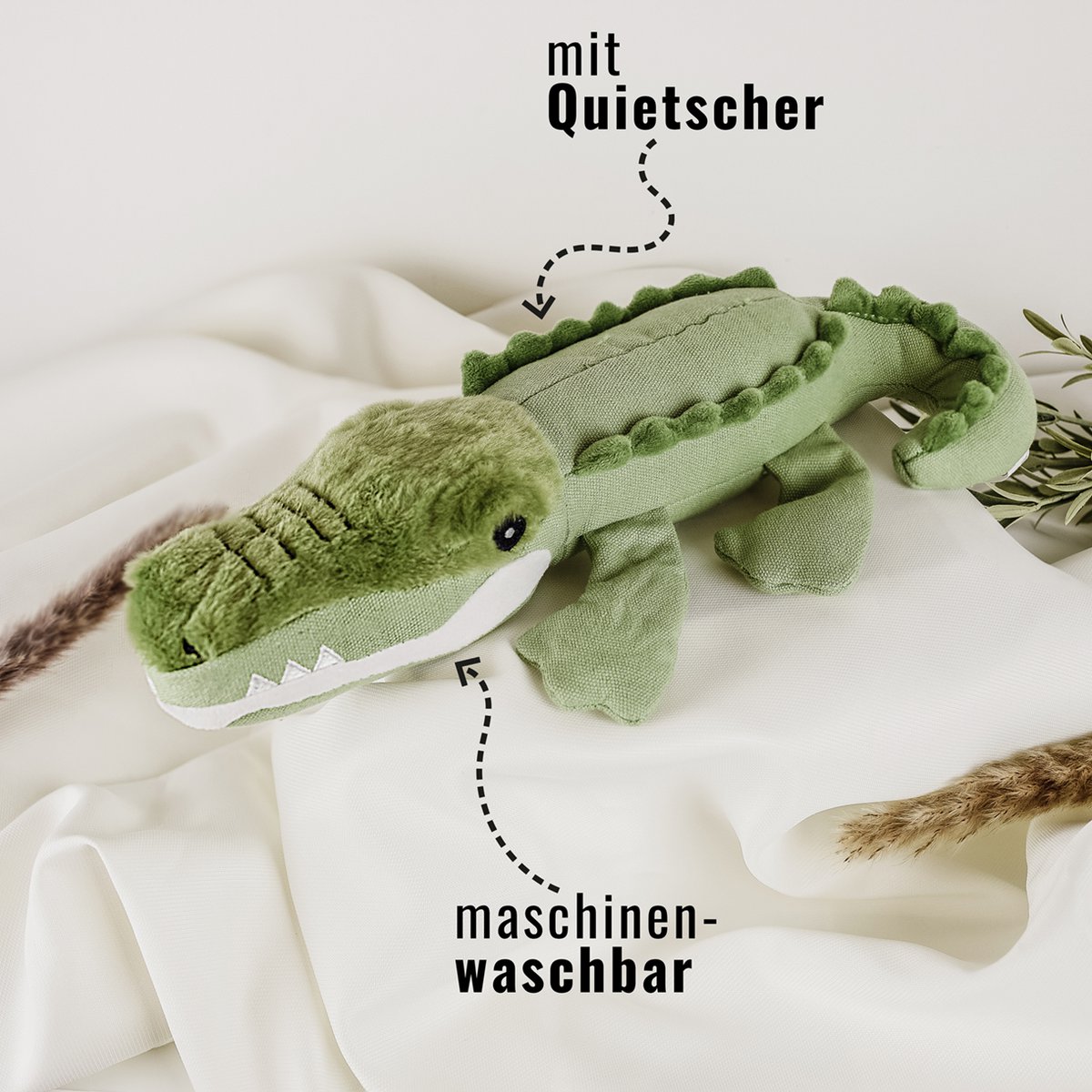 Kris – Jouet Crocodile pour chien avec couineur