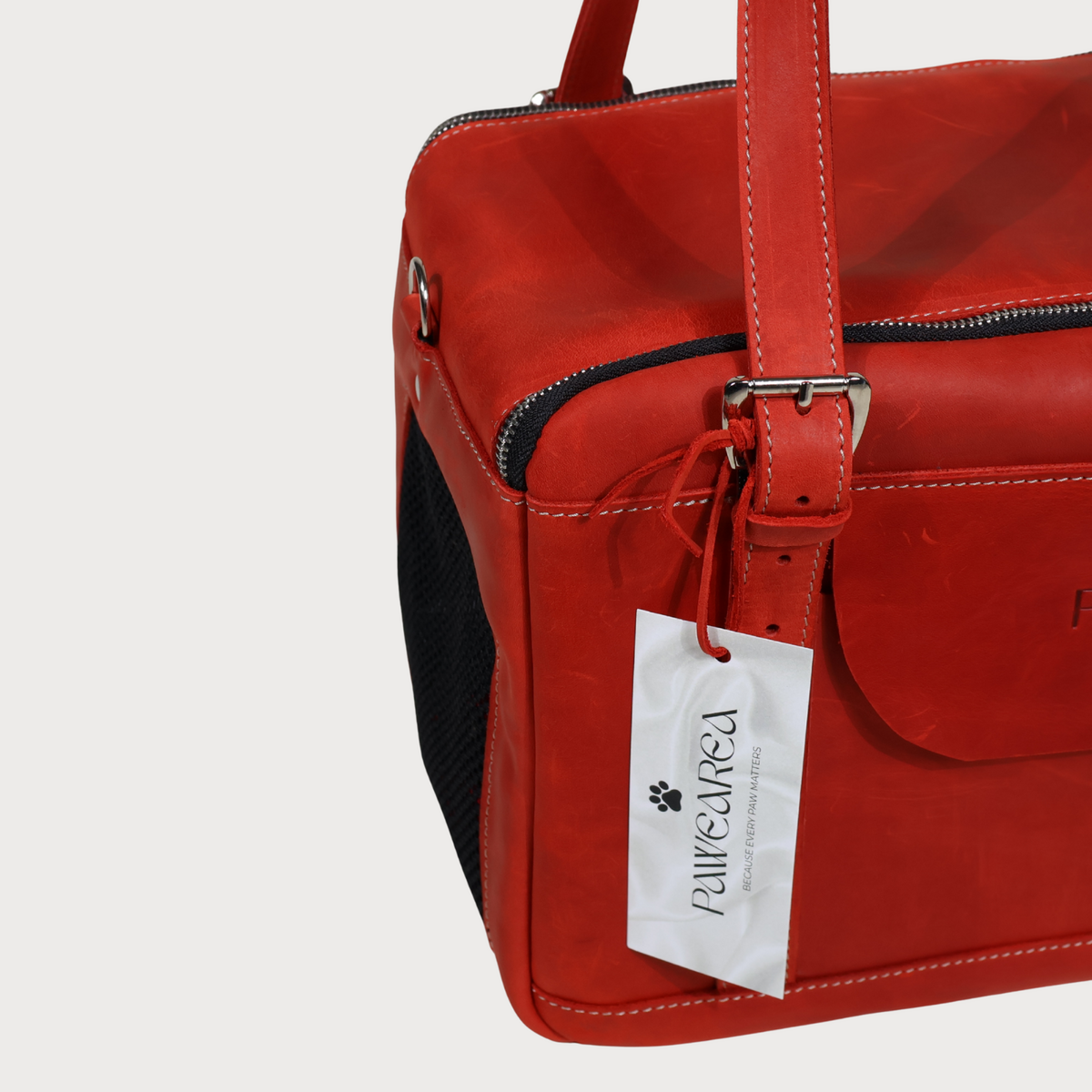 Sac de transport en cuir véritable pour chien et chat – PAWEREA