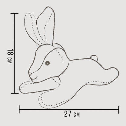 Haru — Le lapin compagnon de jeu pour chien