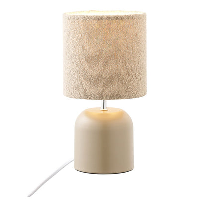 Lampe de table Morlet, métal, gris