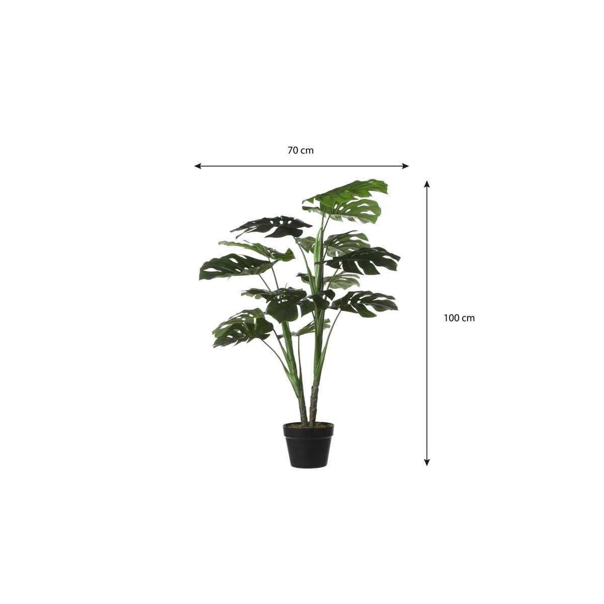 Plante artificielle Monstera verte