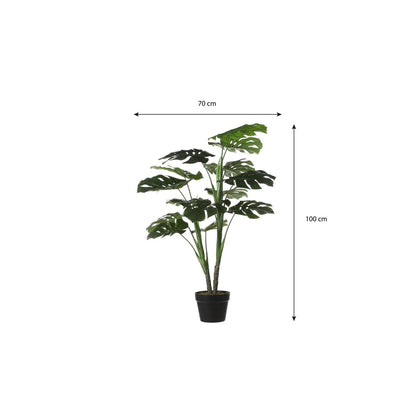 Plante artificielle Monstera verte