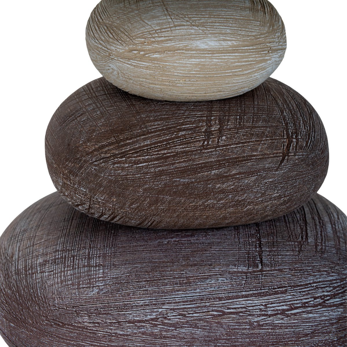 Lampe de table en céramique "Stoney", lampe de table en céramique en marron, avec douille E14, lampe de table pour salle à manger, salon, couloir ou bureau, ou comme lampe de chevet, 31 cm de haut