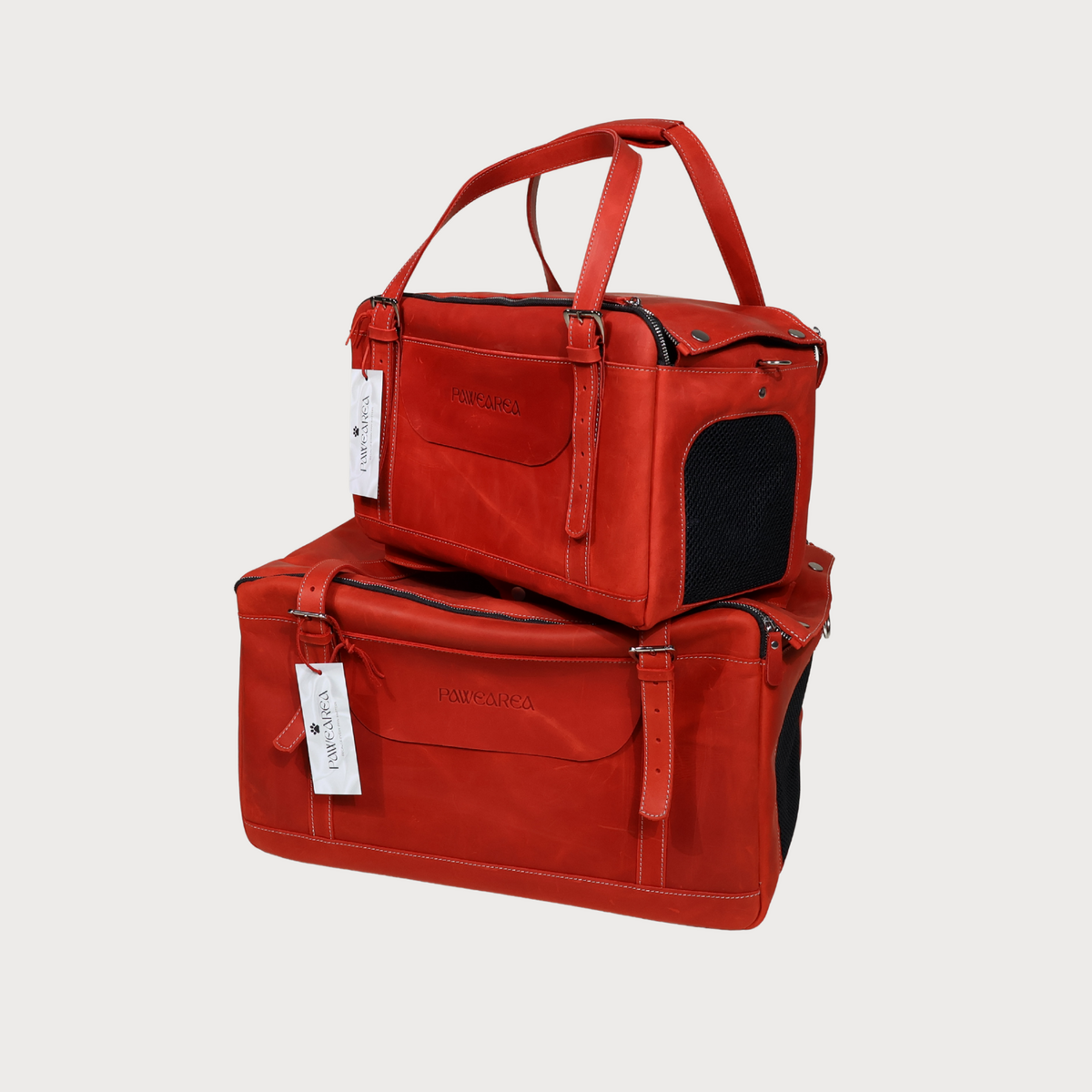 Sac de transport en cuir véritable pour chien et chat – PAWEREA