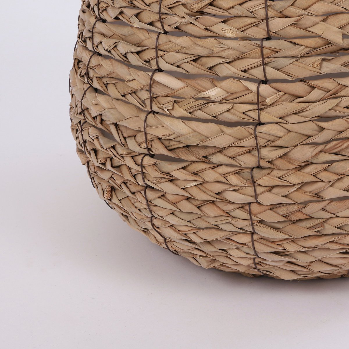 Panier Avalon fibres naturelles 31 cm — Cache-pot bohème