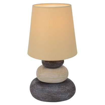 Stoney 31cm Stone Effect Ceramic Table Lamp