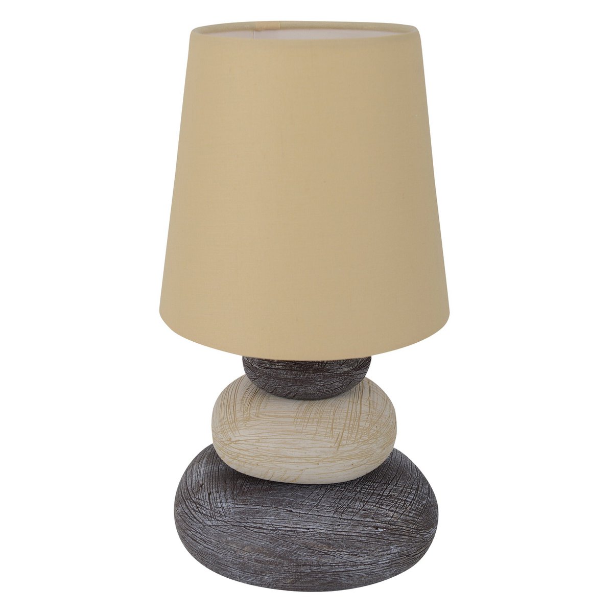 Lampe de table Stoney céramique effet pierre 31 cm — Lumière minérale