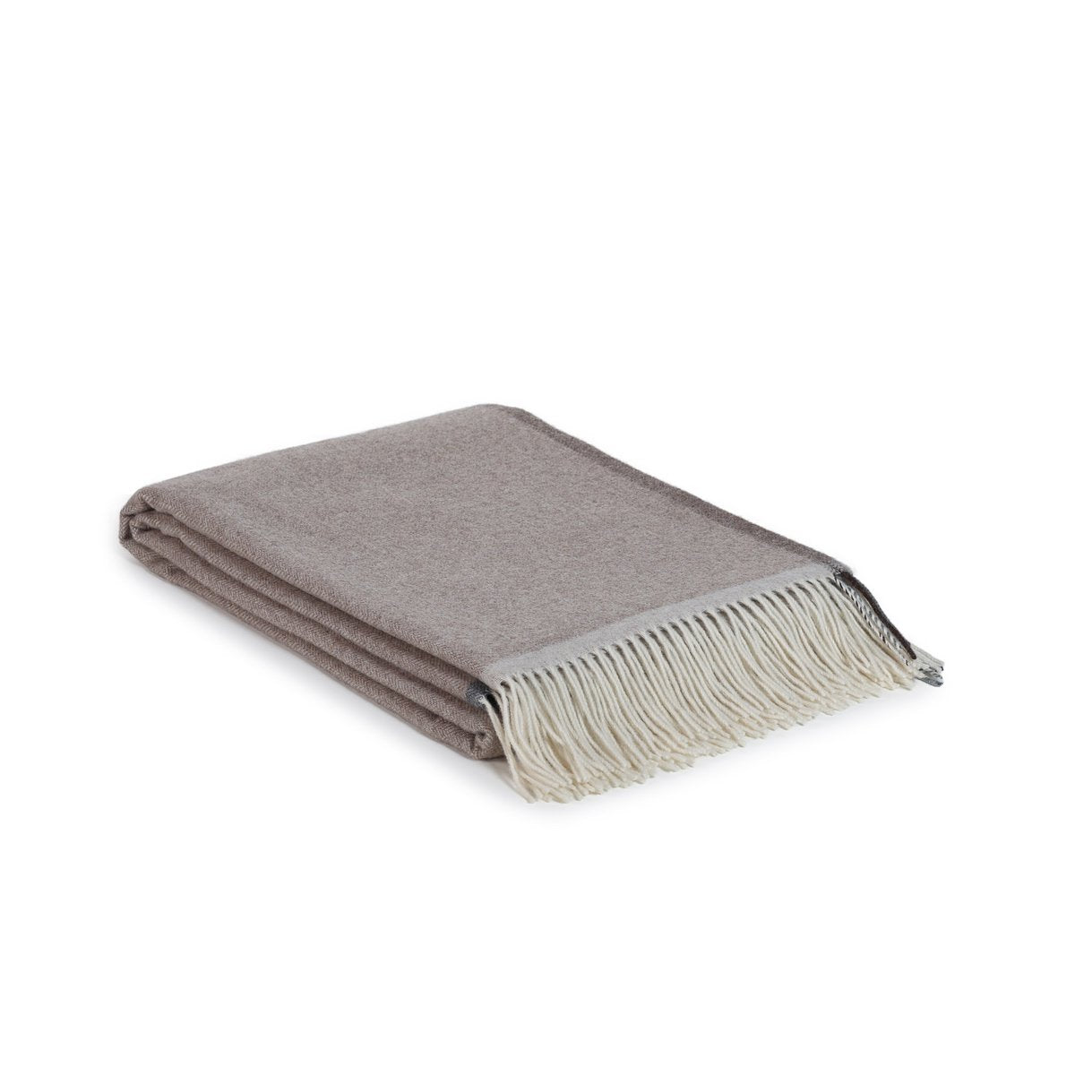Plaid Milano laine mérinos & cachemire 200x140 cm — Douceur premium