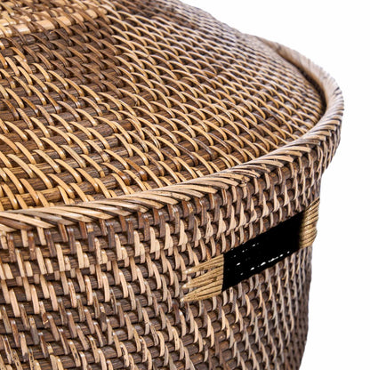 Cesta Crown de ratán natural