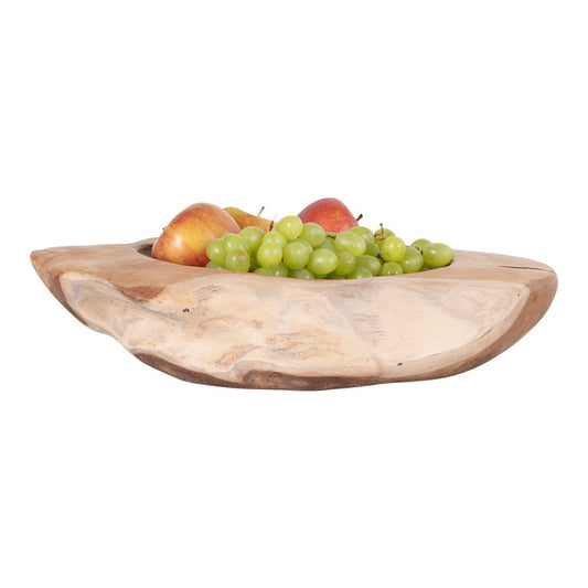 Bol Rio en Teck Massif — Coupe Décorative Naturelle Ø40 cm