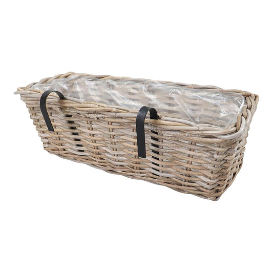Jardinière Batu en Rotin Kubu Naturel 60 cm