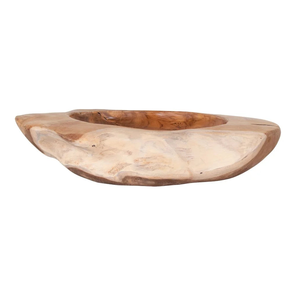 Bol Rio en Teck Massif — Coupe Décorative Naturelle Ø40 cm