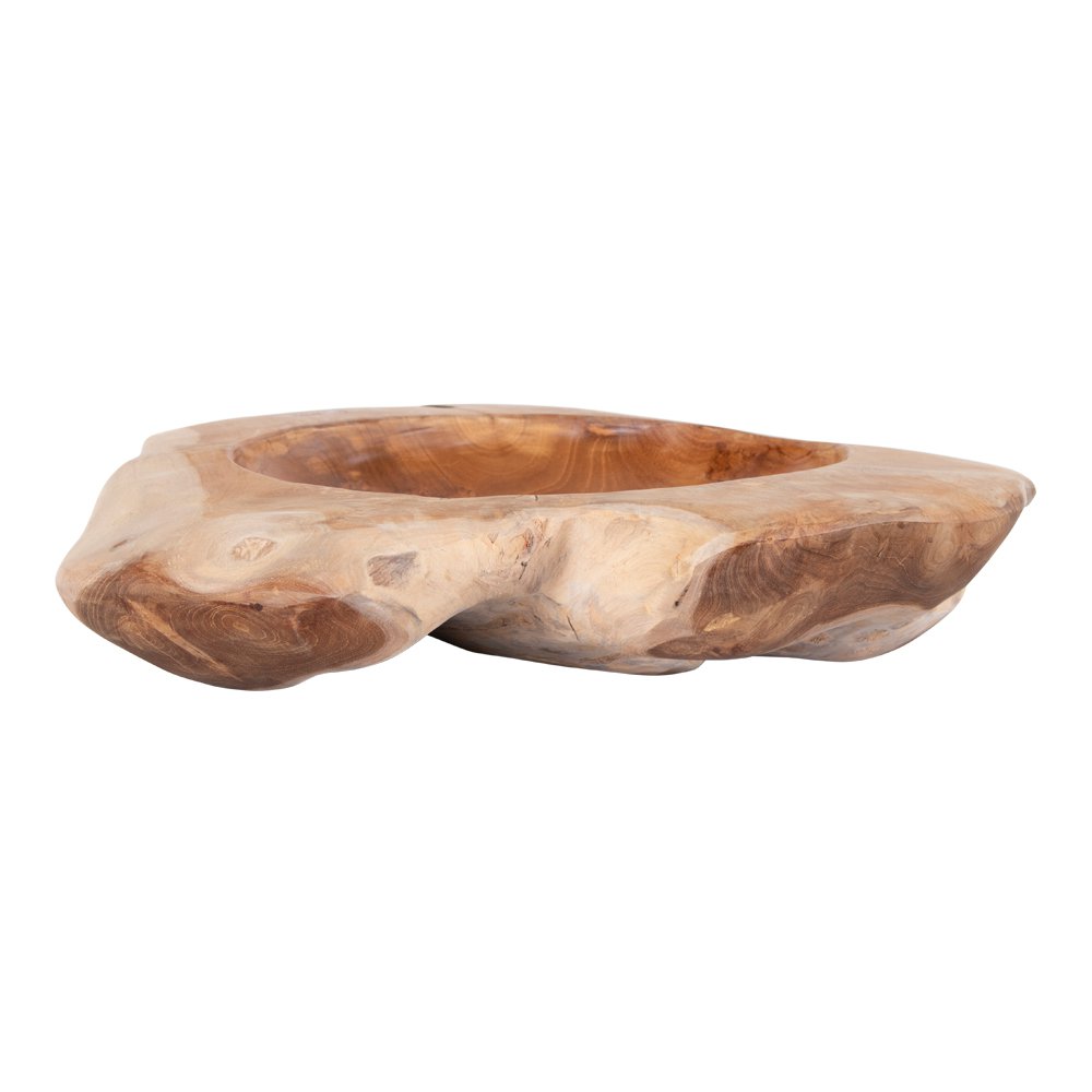 Bol Rio en Teck Massif — Coupe Décorative Naturelle Ø40 cm