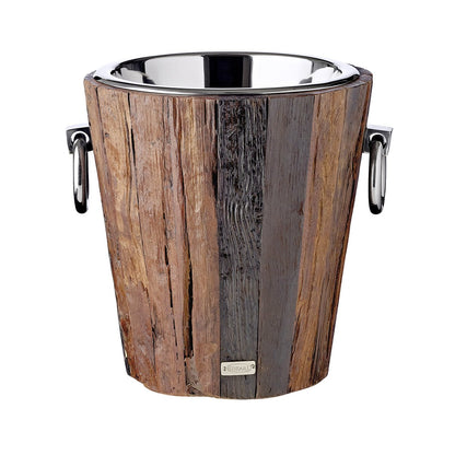 Providence Champagne Cellar in Teak & Solid Silver —