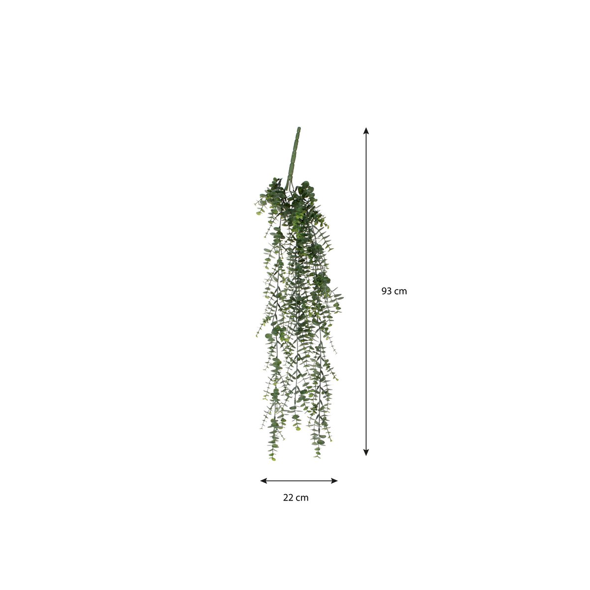 Eucalyptus artificiel suspendu 93 cm — Douceur végétale bohème