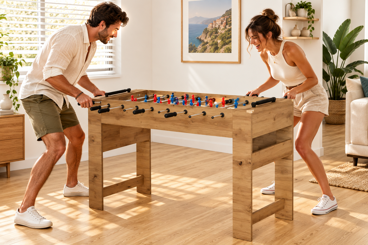 Baby-foot 2 joueurs en action ARCANCE