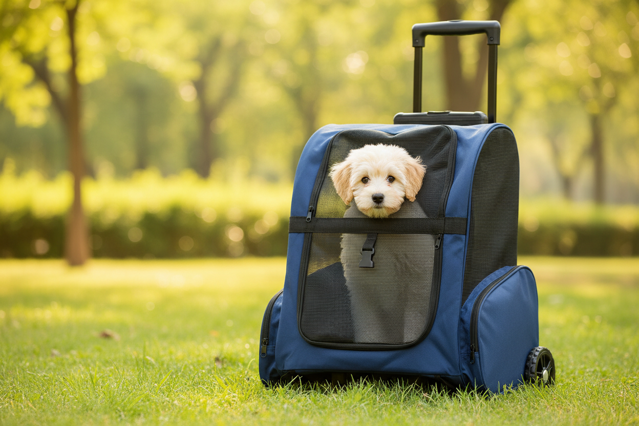 Chariot animaux bleu lifestyle v3