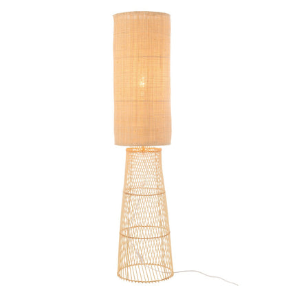J-Line Lampe Chambre Lin/Bambou Naturel