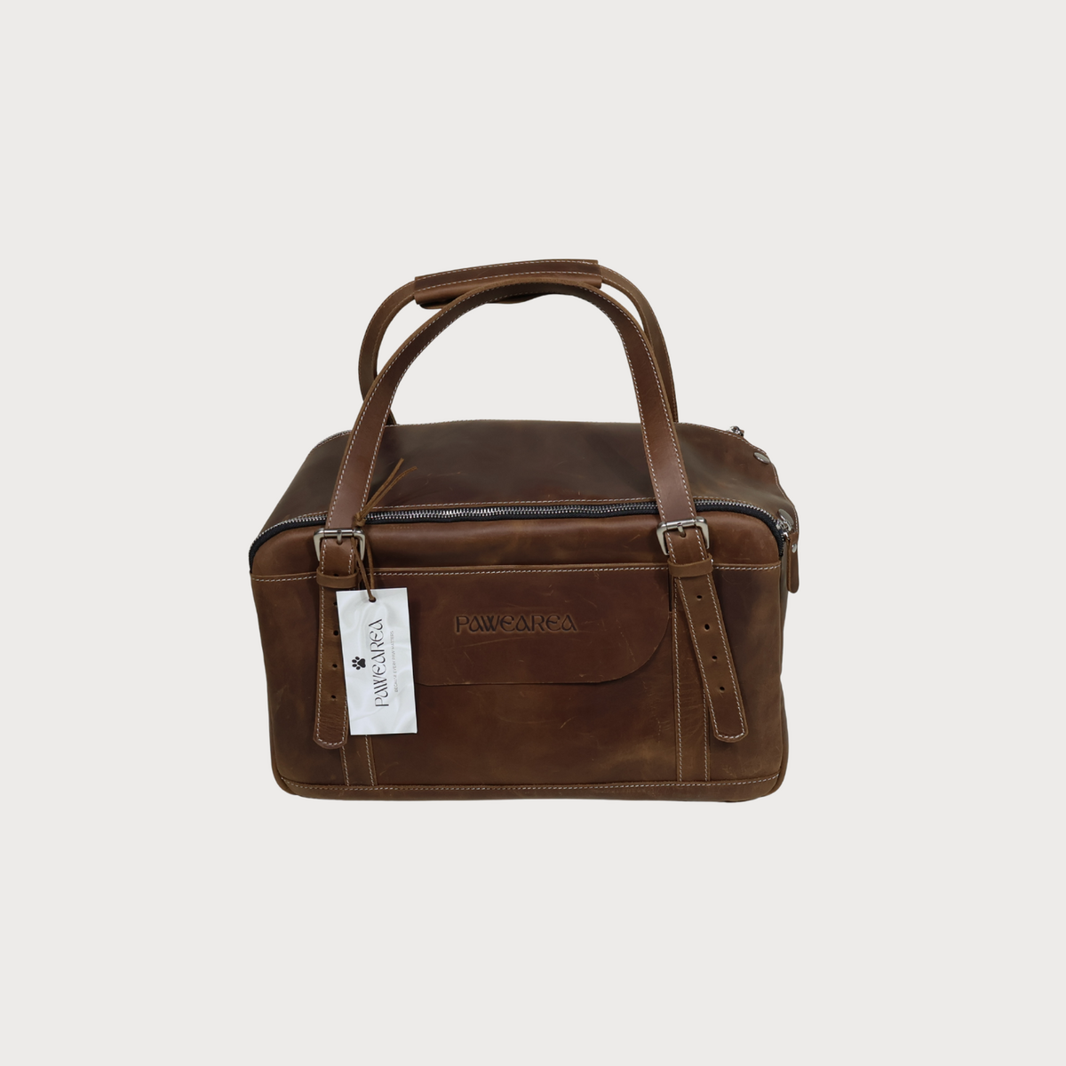 Sac de transport en cuir véritable pour chien et chat – PAWEREA