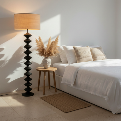Lampadaire Caterpillar ambiance chambre