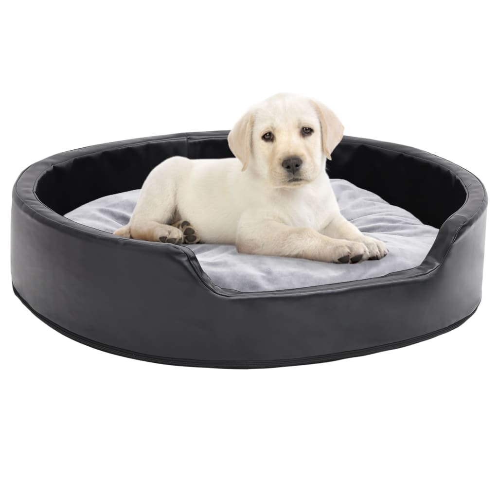 Panier pour chien noir et gris 79 × 70 × 19 cm