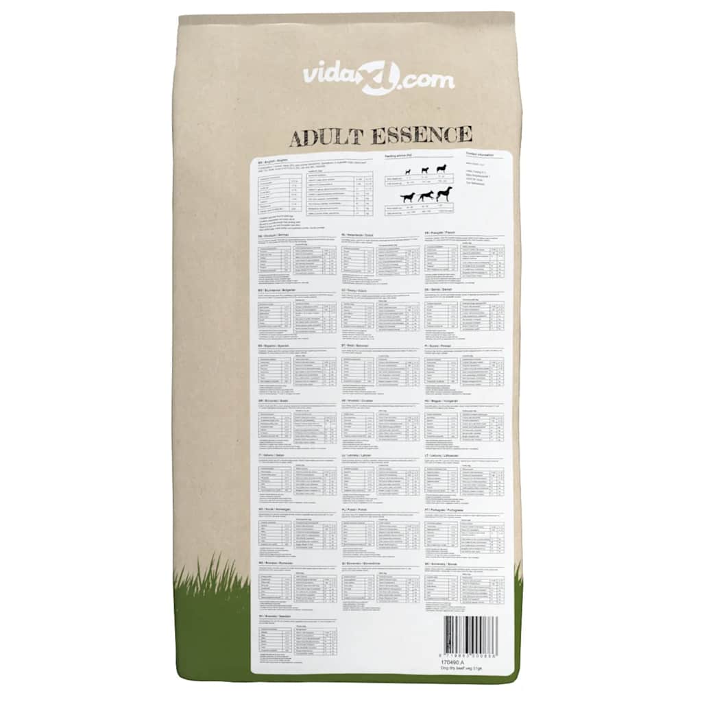 Croquettes chien adulte Adult Essence Bœuf – 2 × 15 kg