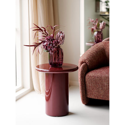Table Otago bordeaux – ambiance fenêtre lumière naturelle