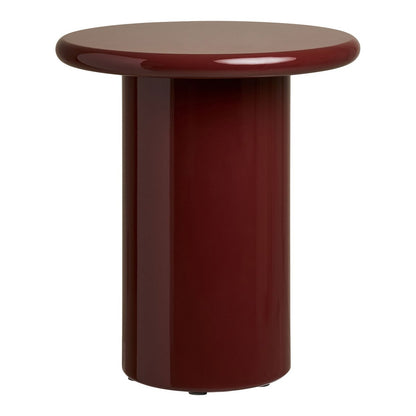 Table d'appoint Otago bordeaux – fond blanc