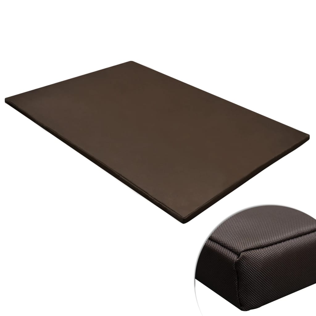 Tapis pour chien marron XL 120 × 90 cm