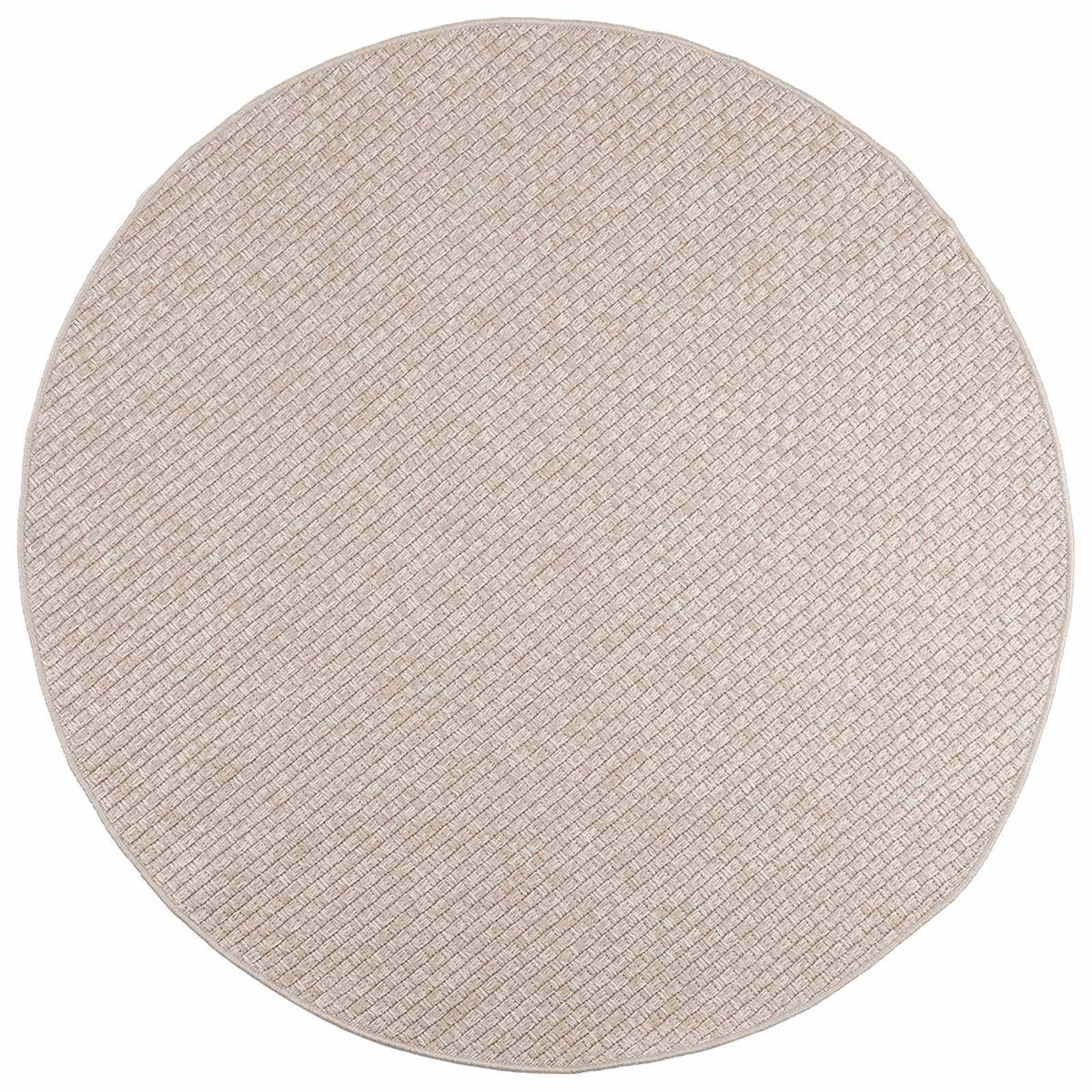 FARO – Tapis rond crème Ø 200 cm intérieur et extérieur
