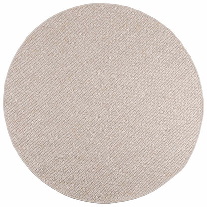 FARO – Tapis rond crème Ø 200 cm intérieur et extérieur